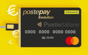 Illustrazione di come si presenta una PostePay Evolution (posteitaliane.it FOTO)