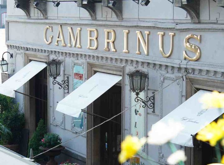 L'attuale entrata del Gran Caffè Gambrinus (caffevergnano.com)