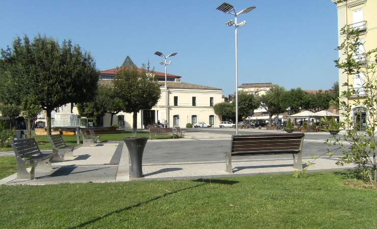 Piazza Umberto I ad Atripalda